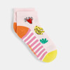 Chaussettes fille à motifs tropicaux roses Catimini