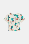 T-shirt bébé garçon feuilles géométriques beige Catimini