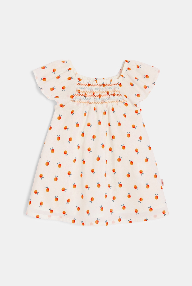 Robe bébé fille à imprimés oranges Catimini 1