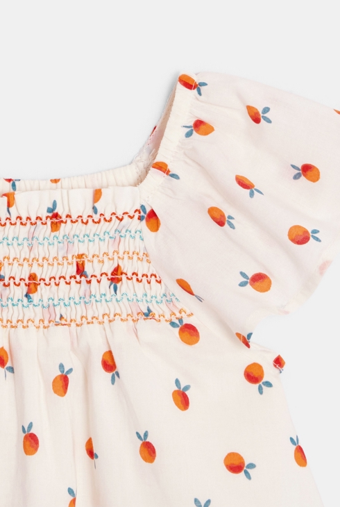 Robe bébé fille à imprimés oranges Catimini