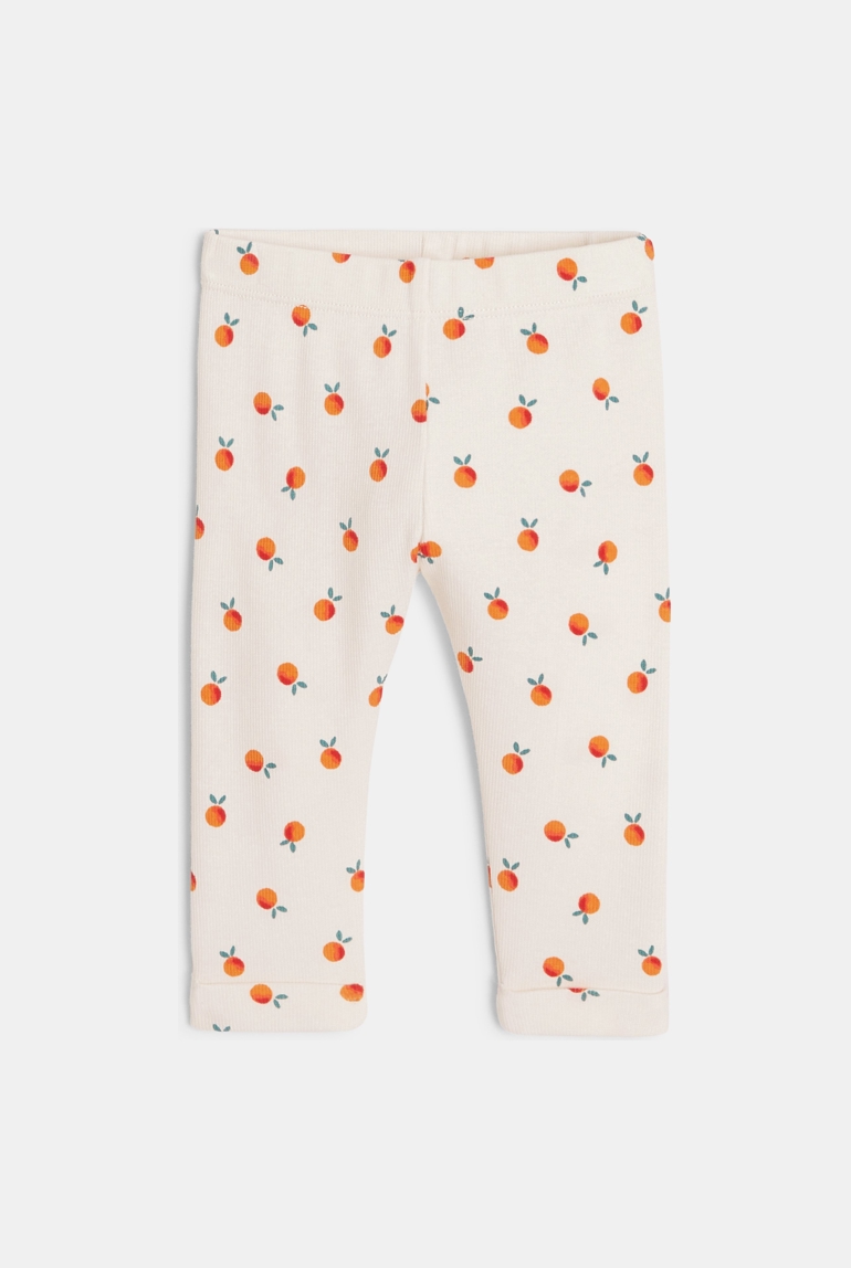 Legging bébé fille à imprimés oranges Catimini 1