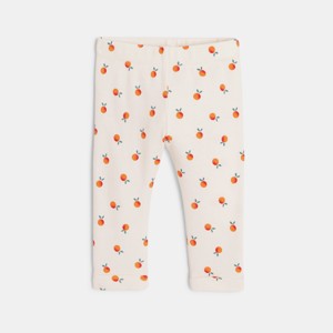 Legging bébé fille à imprimés oranges Catimini 1