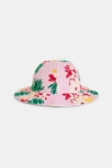 Bob réversible bébé fille rose/imprimé fleurs exotiques Catimini 1