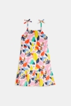 Robe à bretelles fille à motifs abstraits blanche Catimini 3