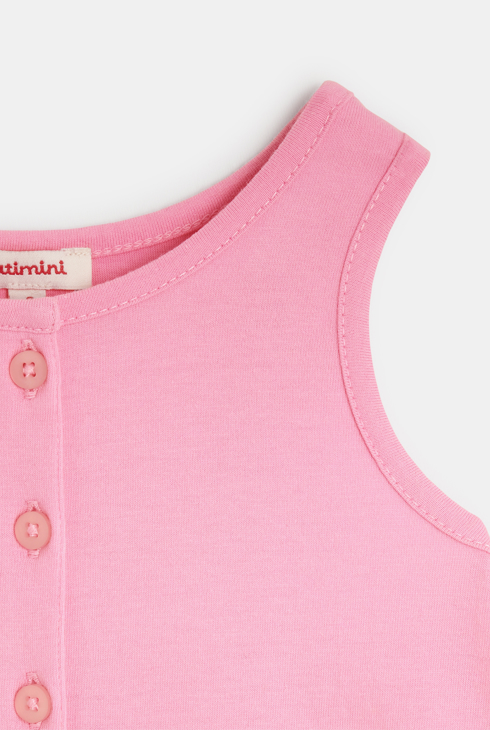 Robe bébé fille bicolore à motifs abstraits blanche Catimini