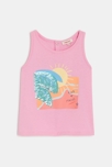 Débardeur bébé fille rose imprimé plage Catimini