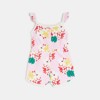 Combishort bébé fille rose fleurs exotiques Catimini