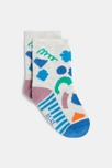 Chaussettes bébé motifs inspiration terrazo grises Catimini