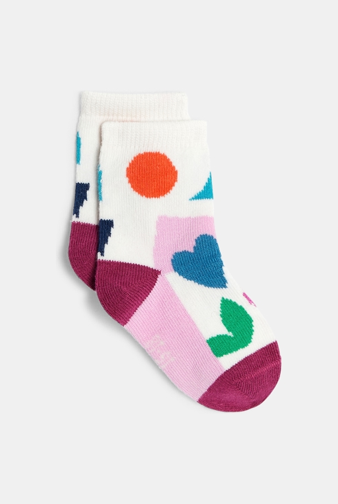 Calzini viola con motivo colorato Catimini per neonata 1