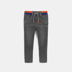 Jean droit bébé garçon denim gris Catimini 1