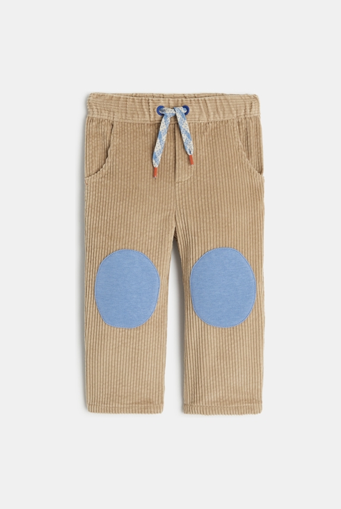 Pantalon bébé garçon velours côtelé crème Catimini