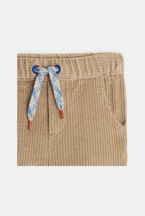 Pantalon bébé garçon velours côtelé crème Catimini