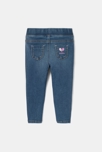 Jean slim bébé fille taille élastiquée bleu stone Catimini 3