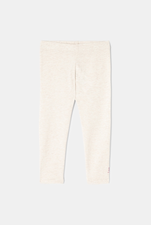Legging bébé fille jersey beige chiné Catimini