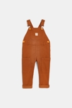 Salopette longue bébé garçon twill marron sepia Catimini
