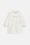 Robe bébé fille sherpa brodée blanche Catimini