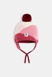 Bonnet péruvien bébé fille maille tricot doublée rose bonbon Catimini