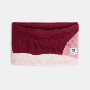 Snood bébé fille maille tricot doublée calcite rose Catimini