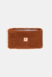 Snood bébé garçon sherpa doublé polaire marron caramel Catimini