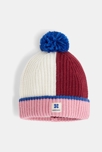 Bonnet fille maille tricot rose bonbon Catimini