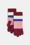 Gants fille maille tricot rose bonbon Catimini