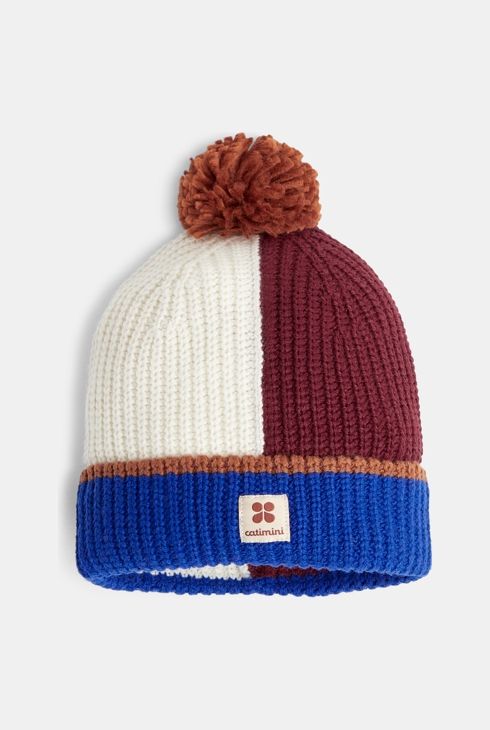Bonnet garçon maille tricot coloris crème Catimini