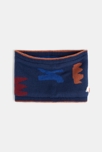 Snood garçon maille tricot doublée motif terrazo bleu nuit Catimini