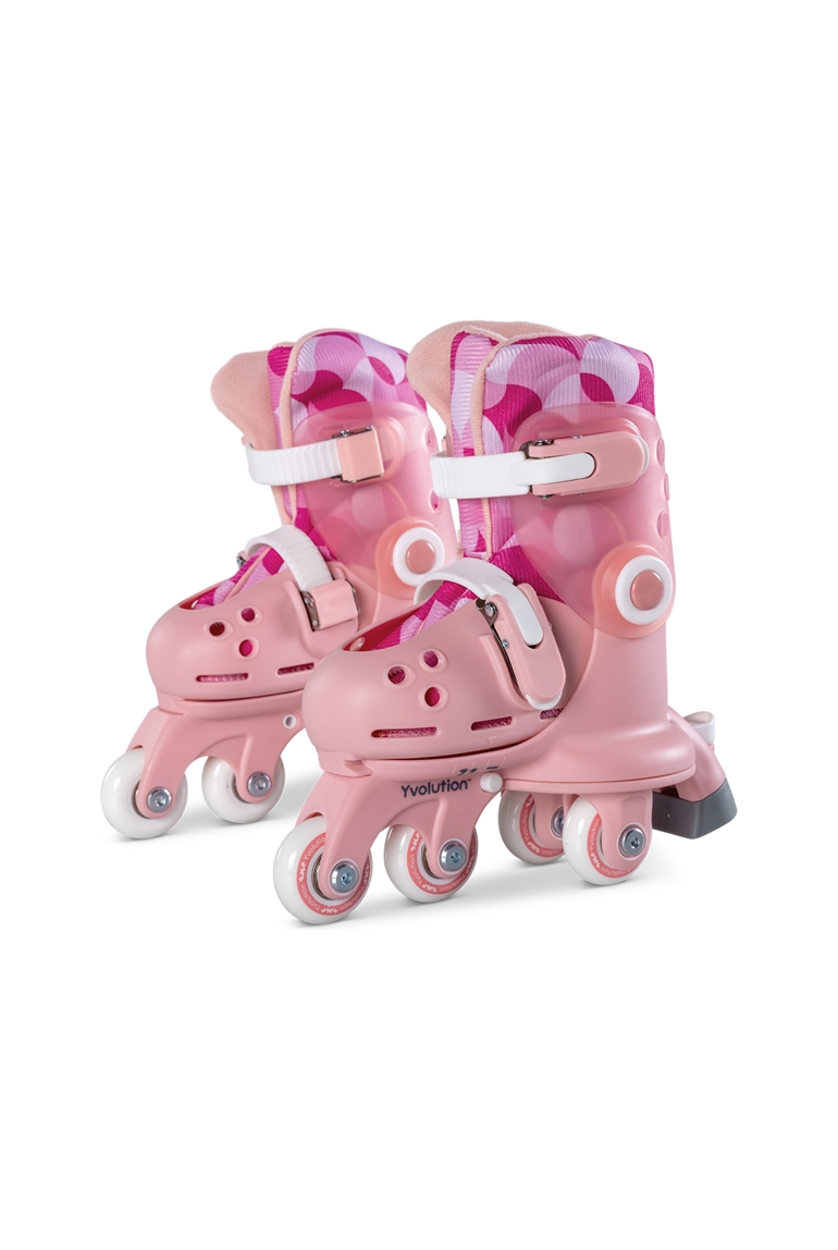 Rollers d'apprentissager rose (24-28), Yvolution 1