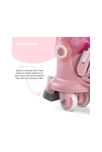 Rollers d'apprentissager rose (24-28), Yvolution 4