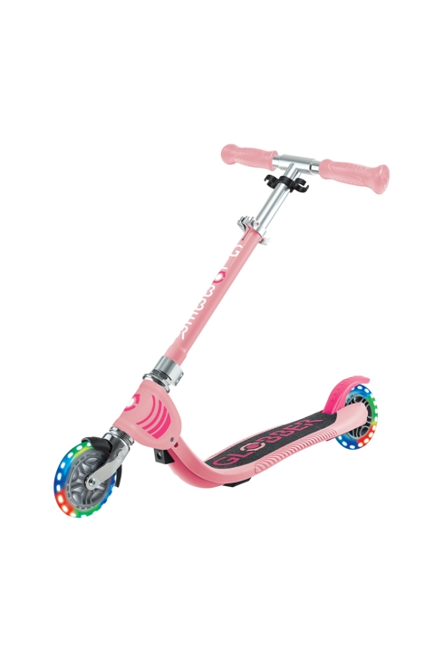 Trottinette 2 roues FLOW FOLDABLE JUNIOR LIGHTS - Rose pastel
