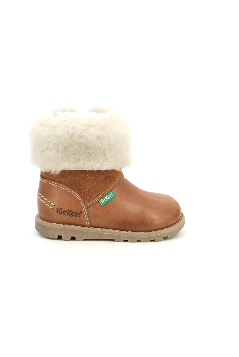 Boots cuir Kickers Nonofur