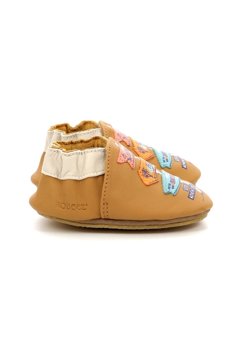 Chaussons cuir Robeez Seek Advent Semelle Crepe