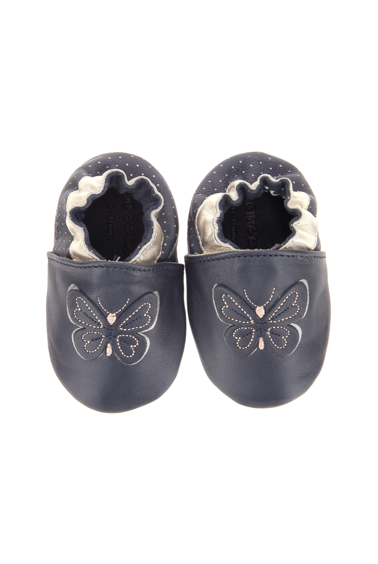 Chaussons cuir Robeez Flyinthewindcrp 1