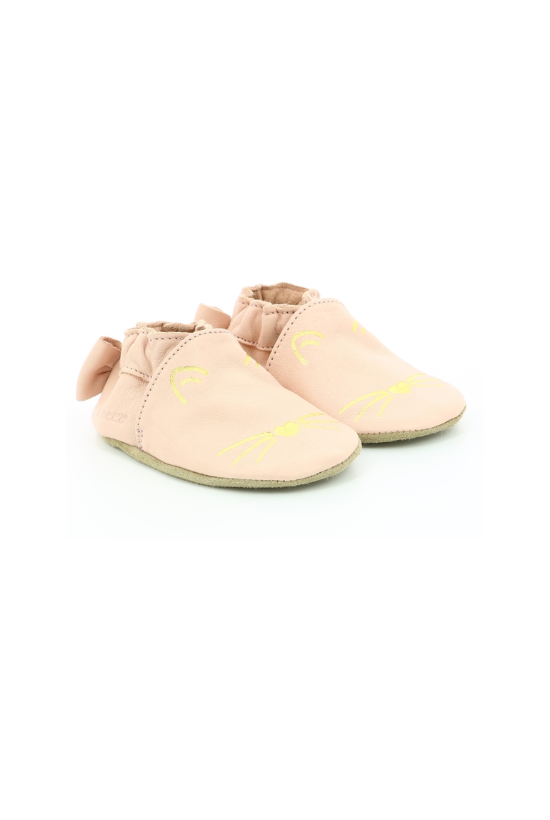 Chaussons cuir Robeez Goldy Cat 1