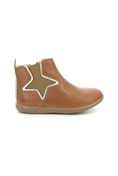 Boots cuir Kickers Vermillon