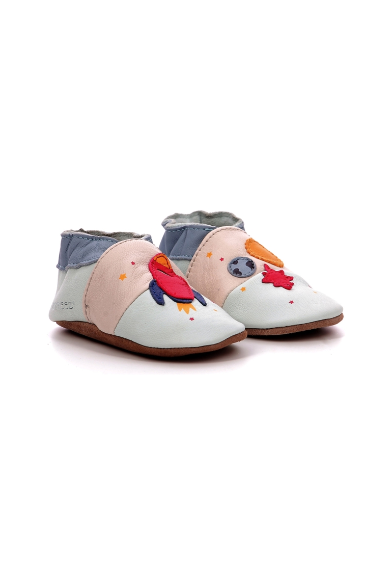 Chaussons cuir Robeez Deep Space Area 1