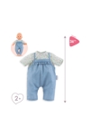 Blouse et Salopette pour poupon 36cm, Corolle 5