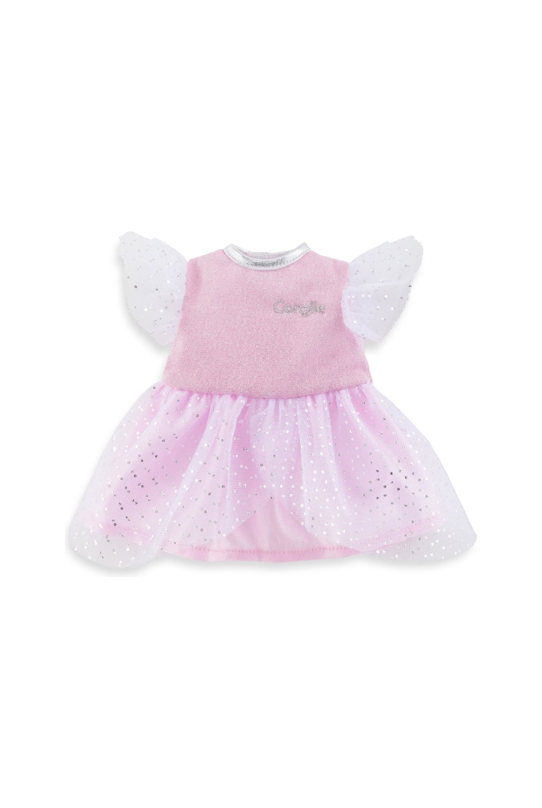 Robe Rose à Paillettes pour poupée ma Corolle 1
