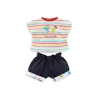 Short et t-shirt petit artiste pour poupon 36cm, Corolle