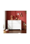 Commode 3 tiroirs en bois 2
