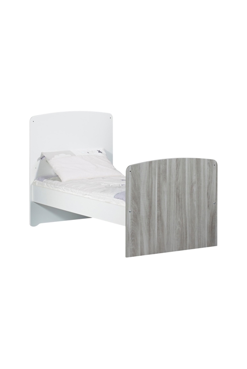 Lit évolutif 140x70 - Little Big Bed en bois gris