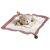 Doudou mouchoir Ours en velours beige