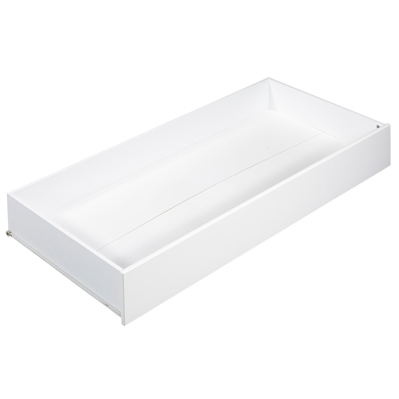 Tiroir pour lit 120x60 en bois blanc -