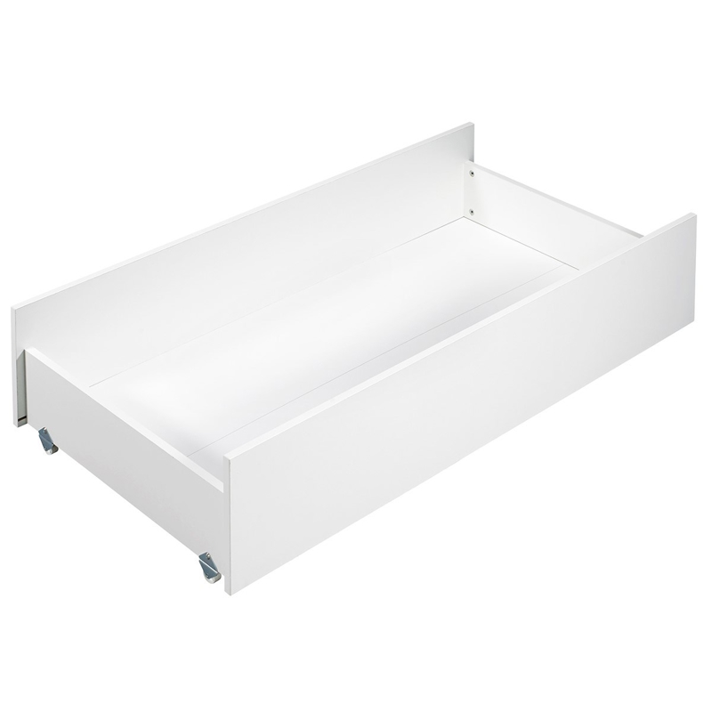Baby Price - Tiroir pour lit évolutif 13x114x54cm en bois blanc -