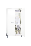 Armoire 2 portes Joy gris 2