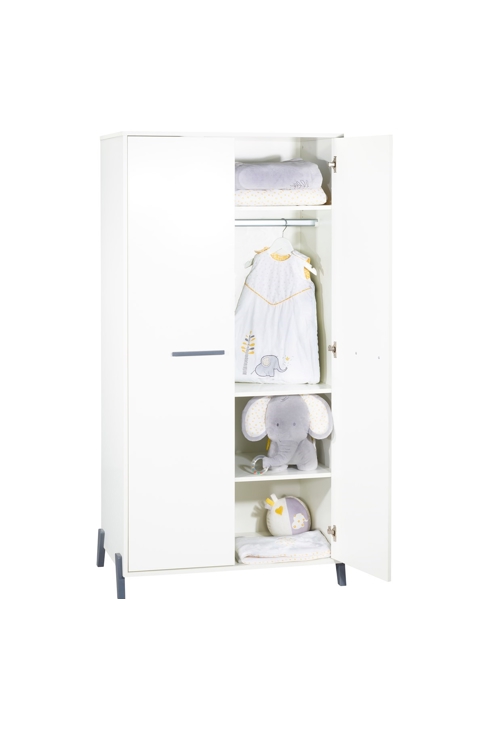 Armoire 2 portes Joy gris