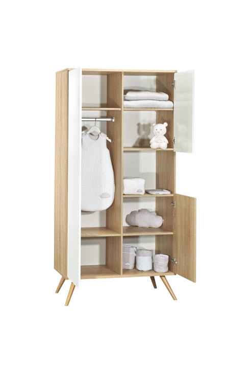 Armoire 3 portes 1 niche en bois