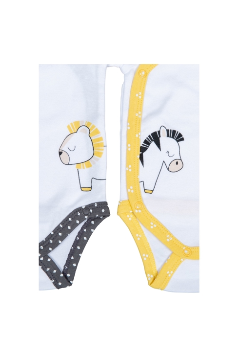 Lot de 2 bodies manches longues Pluche et pompon