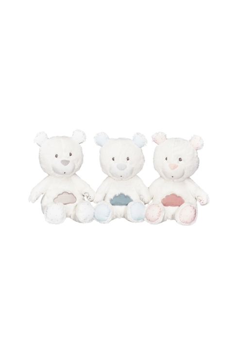 Doudou en velours blanc