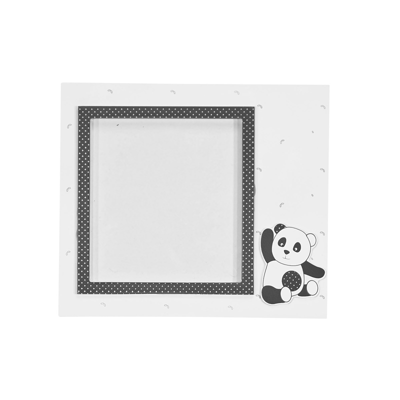 Cadre photo en bois blanc -